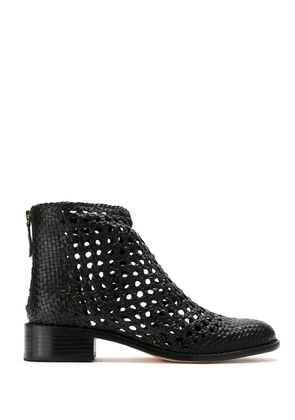 Sarah Chofakian Teca leather boots - Black