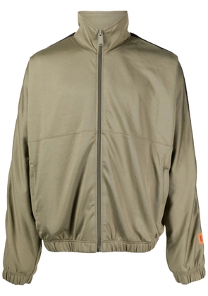 Heron Preston logo-patch tracktop - Green