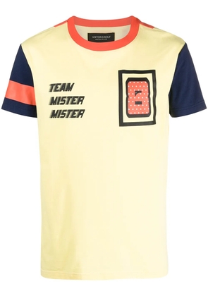 Viktor & Rolf graphic-print cotton T-shirt - Yellow