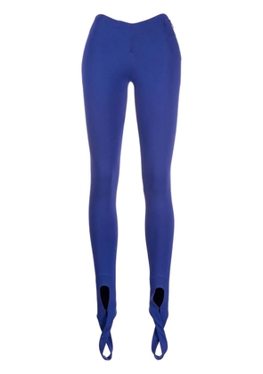 The Attico Lea stirrup leggings - Blue