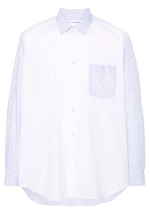 Comme Des Garçons Shirt colour-block cotton shirt - White