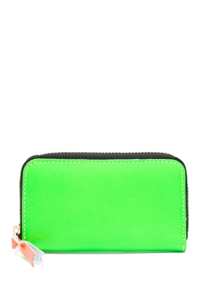 Comme Des Garçons Wallet Super Fluo leather wallet - Green
