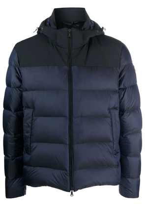 Paul & Shark Save The Sea hooded padded jacket - Blue