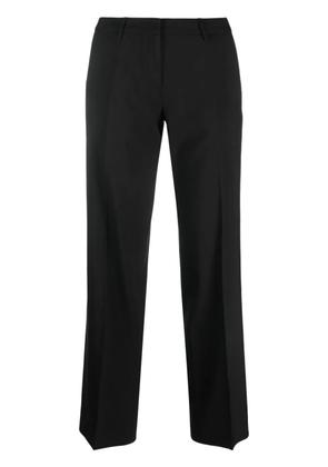 Boglioli mid-rise virgin-wool trousers - Black
