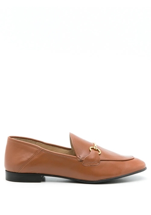 Sarah Chofakian Milao leather loafers - Brown