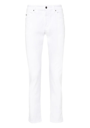 BOSS low-rise slim-fit jeans - White