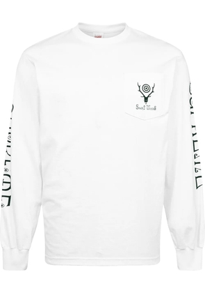 Supreme x South2 West8 long-sleeve T-shirt - White