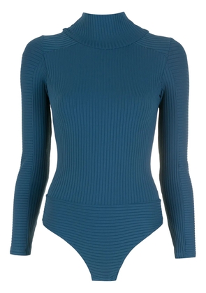 Amir Slama ribbed bodysuit - Blue