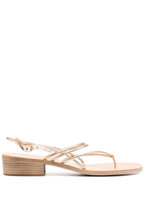 Ancient Greek Sandals Cycladic 35mm heeled sandals - Gold