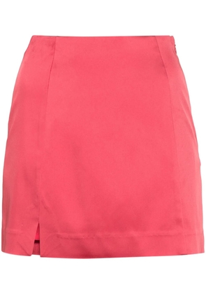 Cult Gaia Flor satin mini skirt - Pink