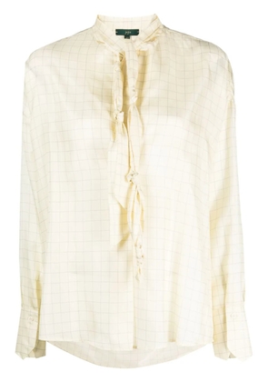 Jejia Marion tie-detail shirt - Yellow