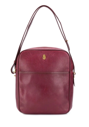 Cartier logo plaque shoulder bag - Purple