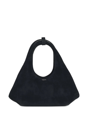 Coperni mini Folded leather tote bag - Black