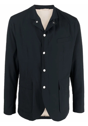 Eleventy single-breasted long-sleeve jacket - Blue