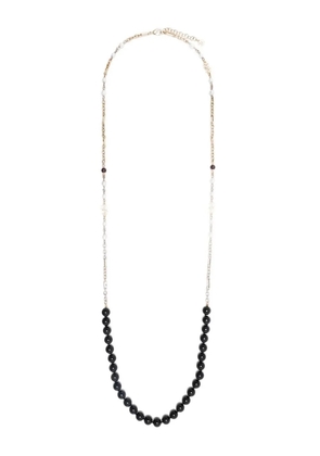 CHANEL Pre-Owned 2000s bead-embellished long necklace - Black