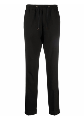 Paul Smith drawstring tapered trousers - Black