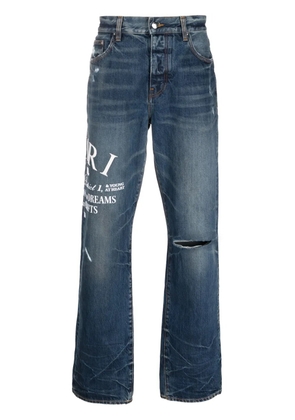 AMIRI Arts District straight-leg jeans - Blue