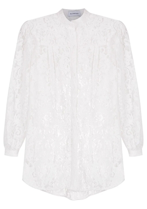 Olympiah Branch lace-print shirt - White
