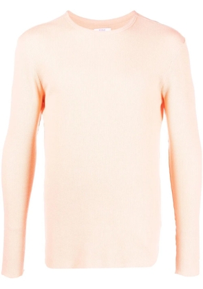 ERL long-sleeve waffle-knit T-shirt - Orange