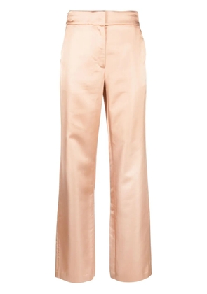 A.L.C. straight-leg satin trousers - Neutrals