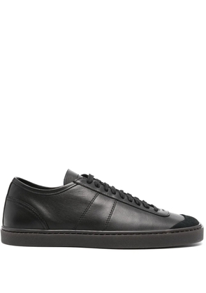 LEMAIRE Linoleum leather sneakers - Black