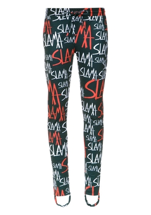 Amir Slama stirrup track trousers - Black