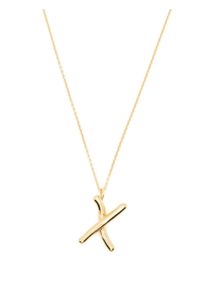 Missoma Curly Molten Initial necklace - Gold