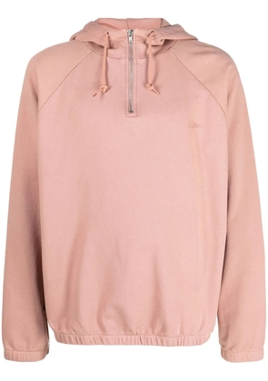 A.P.C. Ethan half-zip hoodie - Pink