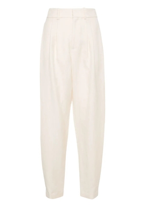 Ralph Lauren Collection high-waisted tapered trousers - Neutrals