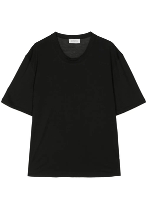 Laneus short-sleeve cotton T-shirt - Black