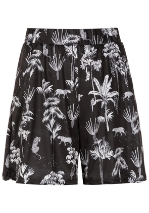 Lygia & Nanny Iara botanical-print shorts - Black