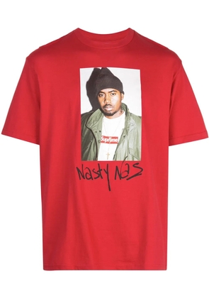 Supreme Nasty Nas photo-print T-shirt - Red