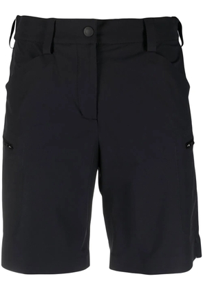 Moncler Grenoble logo-print wide shorts - Black