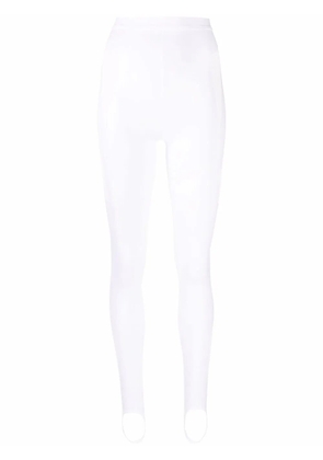 TTSWTRS logo print leggings - White