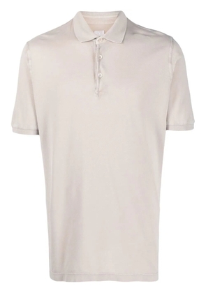 Fedeli short-sleeve polo shirt - Neutrals