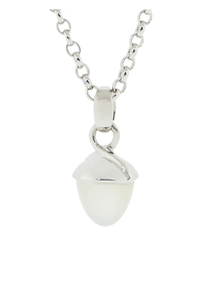 TAMARA COMOLLI 18kt white gold Mikado Bouquet moonstone pendant - Silver