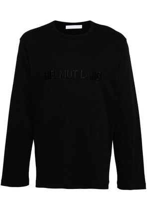 Helmut Lang logo-embroidered T-shirt - Black