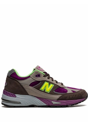 New Balance x Stray Rats 991 'Brown' sneakers - Grey