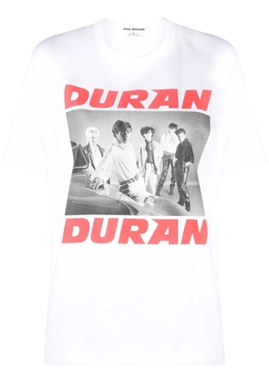 Junya Watanabe Duran Duran cotton T-shirt - White