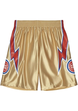 Mitchell & Ness 'NBA Detroit Pistons 1978' 75th Gold swingman shorts - Neutrals