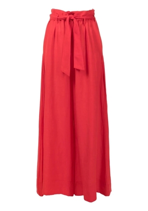 Amir Slama paperbag-waist palazzo trousers - Orange