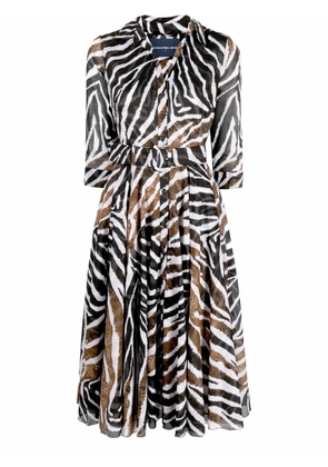 Samantha Sung Aster Sepia shirt dress - Black