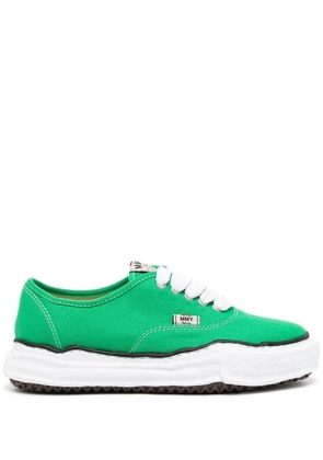 Maison MIHARA YASUHIRO Baker lace-up low-top sneakers - Green