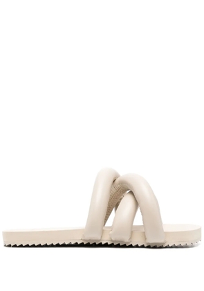 YUME YUME Tyre crossover-strap slides - Neutrals