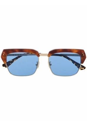 Marni Eyewear tortoiseshell-effect square sunglasses - Blue