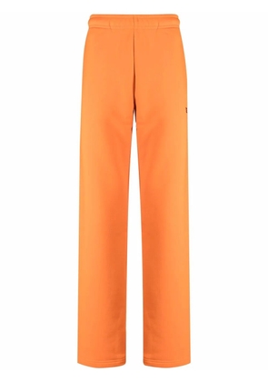 MISBHV embroidered-logo straight-leg joggers - Orange