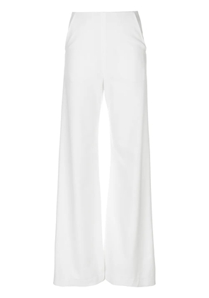 Paula Knorr flared style trousers - White