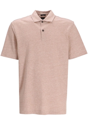 BOSS mélange-effect short-sleeve polo shirt - Neutrals