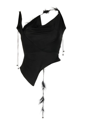 16Arlington cut-out top - Black