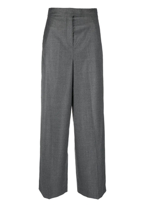 FENDI palazzo wool trousers - Grey